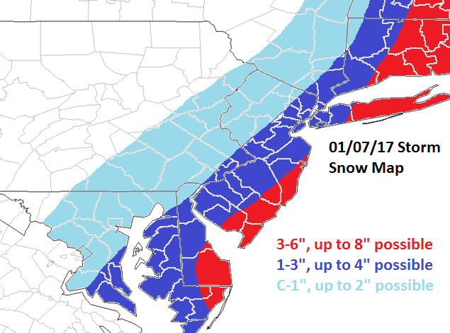 January 7, 2017 Storm Observations  Snow_map