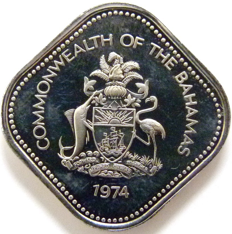 15 Centavos Dólar. Bahamas (1974) BAH_15_Centavos_D_lar_1974_anv