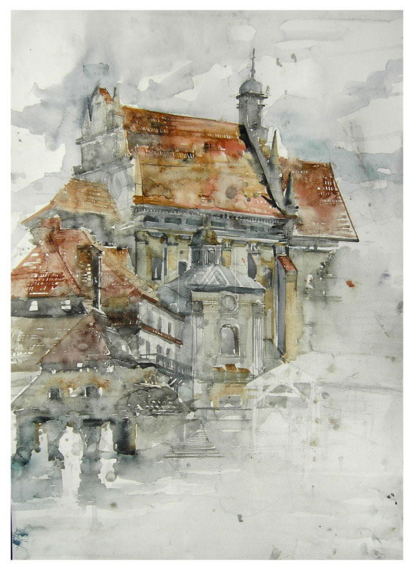 Akvarel - Page 11 Watercolor_cityscapes_by_maja_wronska_takmaj_pol