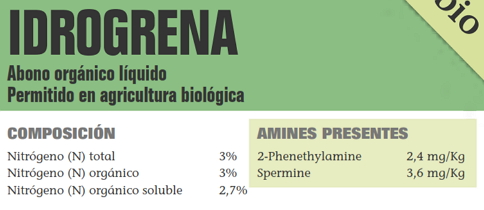 POLIAMINAS ORGÁNICAS Idrogena