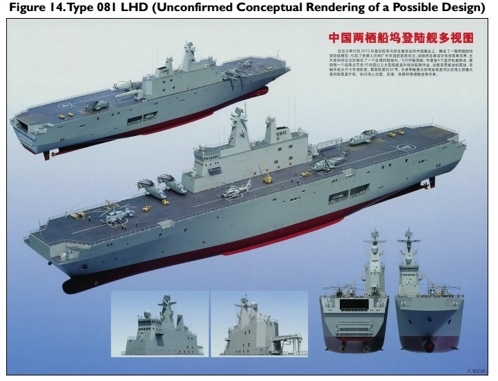 china - China para la construcción naval de un LHD de desembarcó de 40.000 toneladas. CHINALHD081_DESIGN