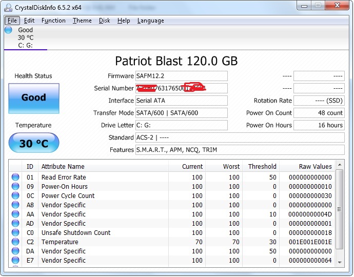 [Quick] SSD Patriot Blast 120GB: giá rẻ nhất nhưng hiệu năng vẫn ngon Image