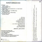 Ajnur Serbezovski - Diskografija 1986_ka_z