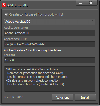 AMT Emulator v0.8 by PainteR  Amt