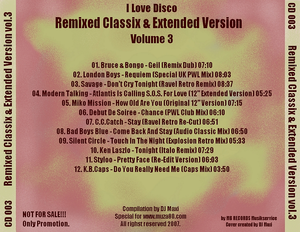 Remixed Classix & Extended Version Collection Cover_Back