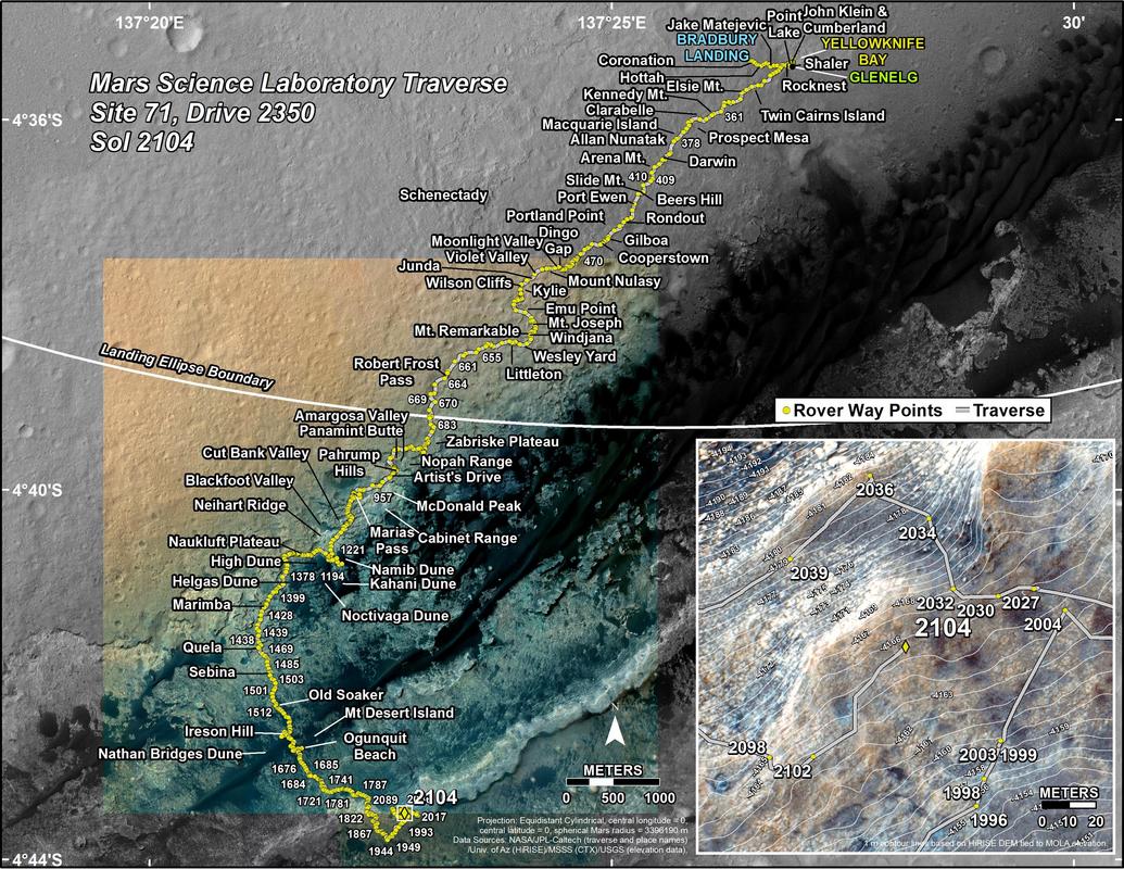 MARS: CURIOSITY u krateru  GALE Vol II. - Page 22 1.1