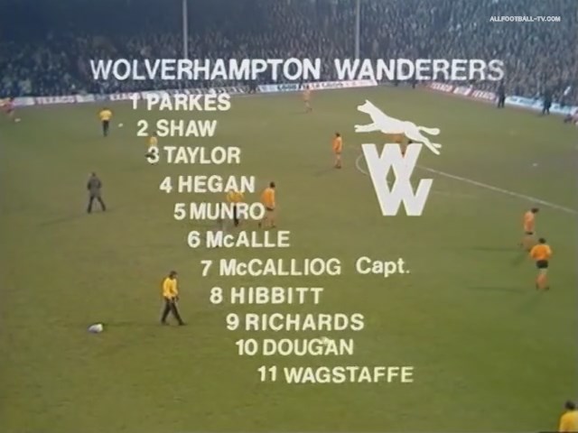 Copa de la UEFA 1971/1972 - Final - Ida - Wolverhampton Vs. Tottenham (480p) (Inglés) Image