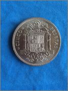  5 pesetas 1949 (19-49). Francisco Franco Image