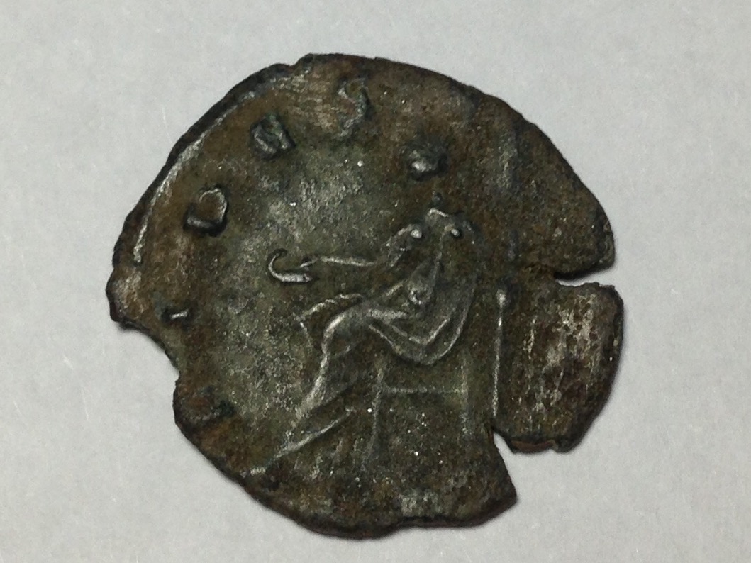 Antoniniano de Aureolo a nombre de Póstumo-FIDES EQVIT. Milán IMG_2437