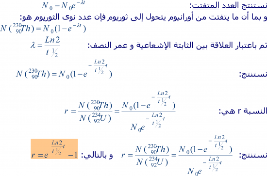 تمارين التناقص الإشعاعي  2 باك علوم فيزيائية S10-2