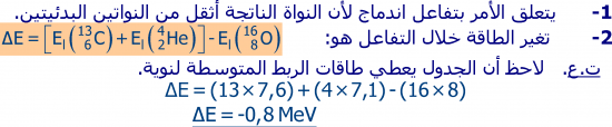 تمارين النوى  و الكتلة و الطاقة  2 باك علوم فيزيائية S4