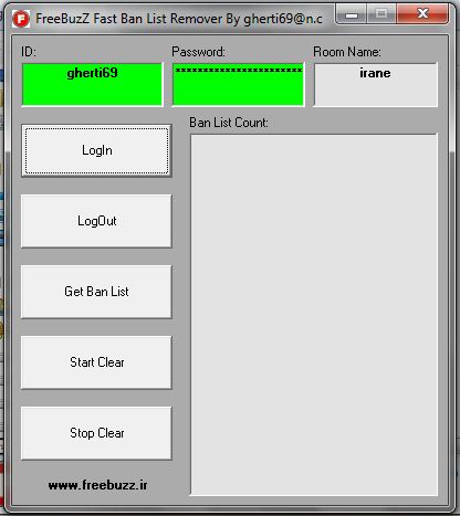 FreeBuzZ BanList Remover Fast Speed! Ban_remover