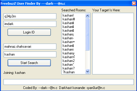 FreebuzZ User Finder By ---dark---@n.c | dovomin softe darkhasti | darkhast konande: syan0ur Insearch