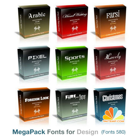 FONT's : seri 1 Mega_pack_font