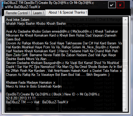BadBuzz Team Ops BOT v1.0 Pic3
