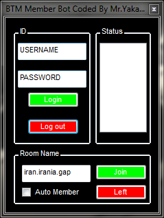 BTM Auto RooM Member Bot BTM_Member_Bot