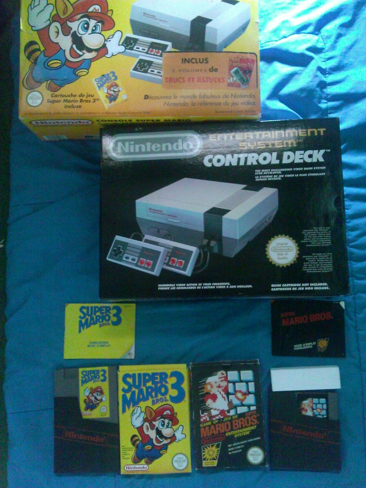 Nintendo Nes pack mario bros 3 playeur one comme neuf WP_20130422_006