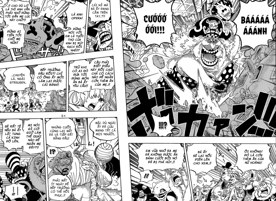 ONE PIECE CHAPTER 873: BỊ BẪY NHƯ ĐỒ NGỌT TRONG LỒNG Image