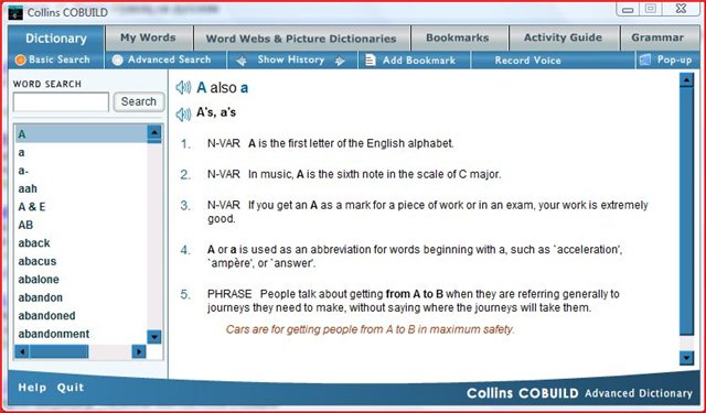 القاموس الرهيب Collins COBUILD Advanced Dictionary New edition 2009-Interactive Eead20a55b61