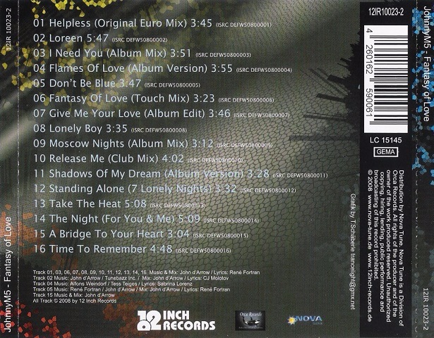 Johnny M5 - Fantasy Of Love [2008] 639628ffb3e2