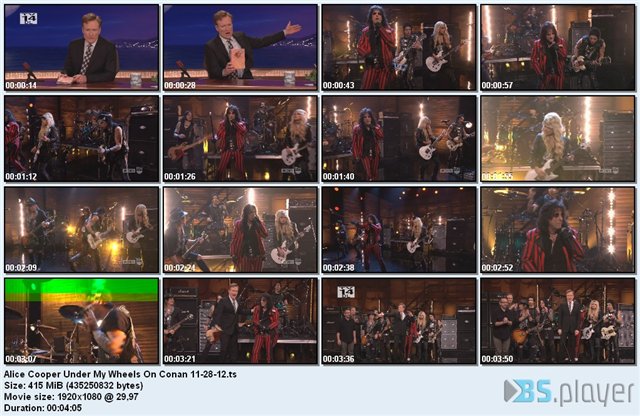 Alice Cooper - Under My Wheels (Conan Show)(2012) HDTV 75f8062233c2