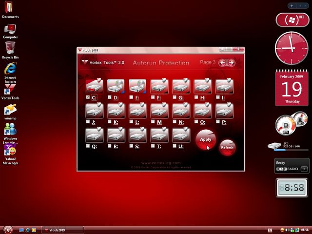 اقوى نسخة ويندز - فورتكس فيستا الجيل التالت Vortex Vista Third generation "3G-RED" 2009 443f5e08da4e