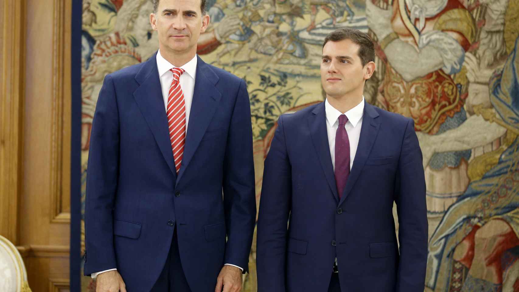 ¿Cuánto mide el Rey Felipe VI? - Altura - Real height Albert_Rivera-Felipe_VI-Ciudadanos-Espana_143497953_10781789_1706x960