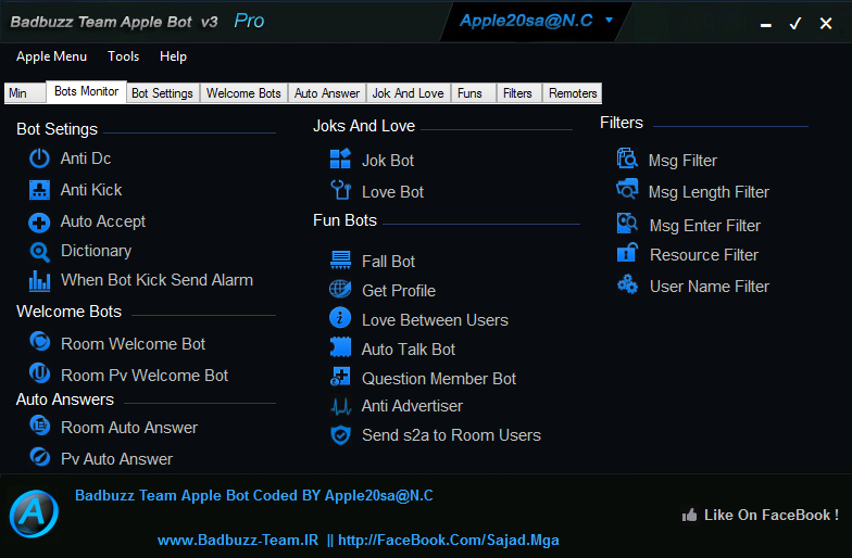 BadBuzz team apple bot v3 2