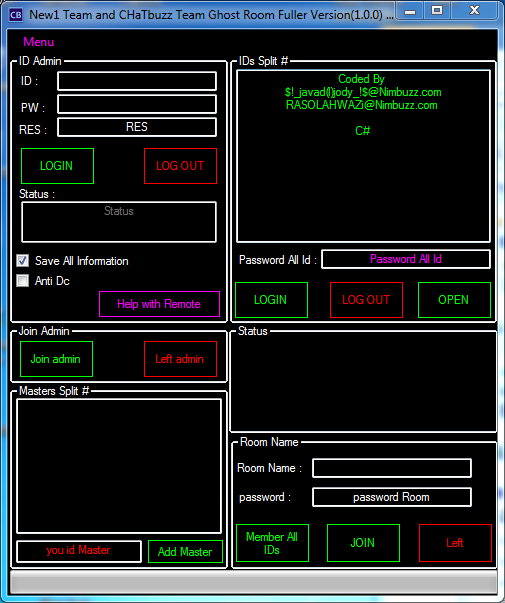 Source C# Room Fuller By  Rasolahwazi@n.c And $!_javad(l)jody_!$@n.c 45454565