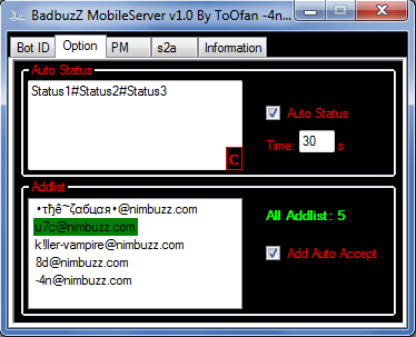 BadbuzZ MobileServer v1.0 By ToOfan -4n... Mobile2