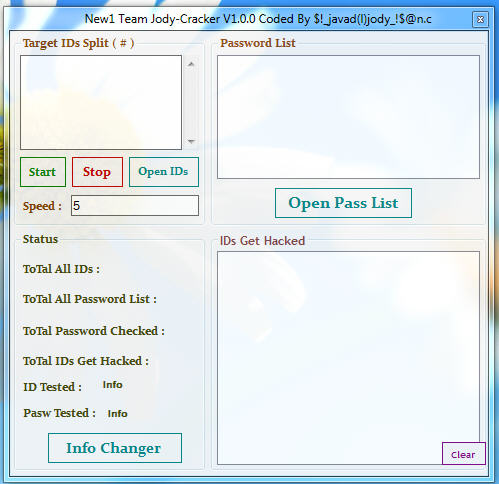 New1 Team Jody-Cracker v1.0.0  ( Full Speed ) working 100% Crack
