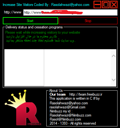 Freebuzz TeaM Increase Site Visitors Coded By Rasolahwazi@yahoo.com 41564564