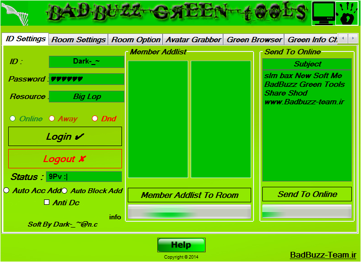 BadBuzz Green Tools Safhe_1