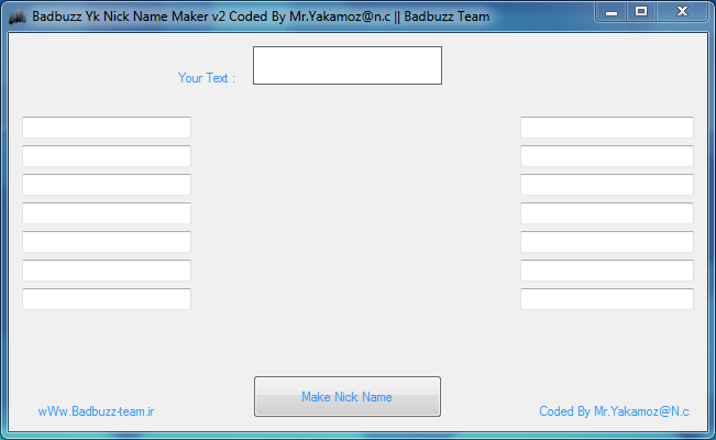 Badbuzz Yk Nick Name Maker v2 Badbuzz_Nick