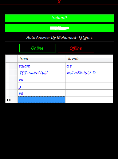 Source - Auto Answer With dataGridView By Mohamad~kf@n.c {Soft + Source Code C# } Auto_ax