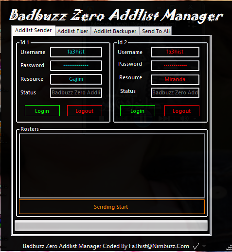 Badbuzz Zero Addlist Manager V1 Eeeee