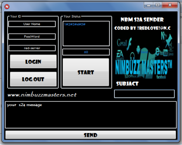 NimbuzzMasters  s2a sender anti block  Nbm_s2a