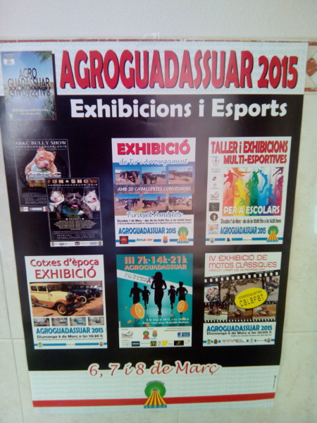 [Guadassuar, Valencia] Feria AgroGuadassuar 6, 7 y 8 de Marzo 2015 Agroguadassuar2015