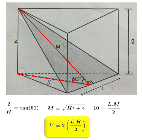 Prisma triangular reto Figura