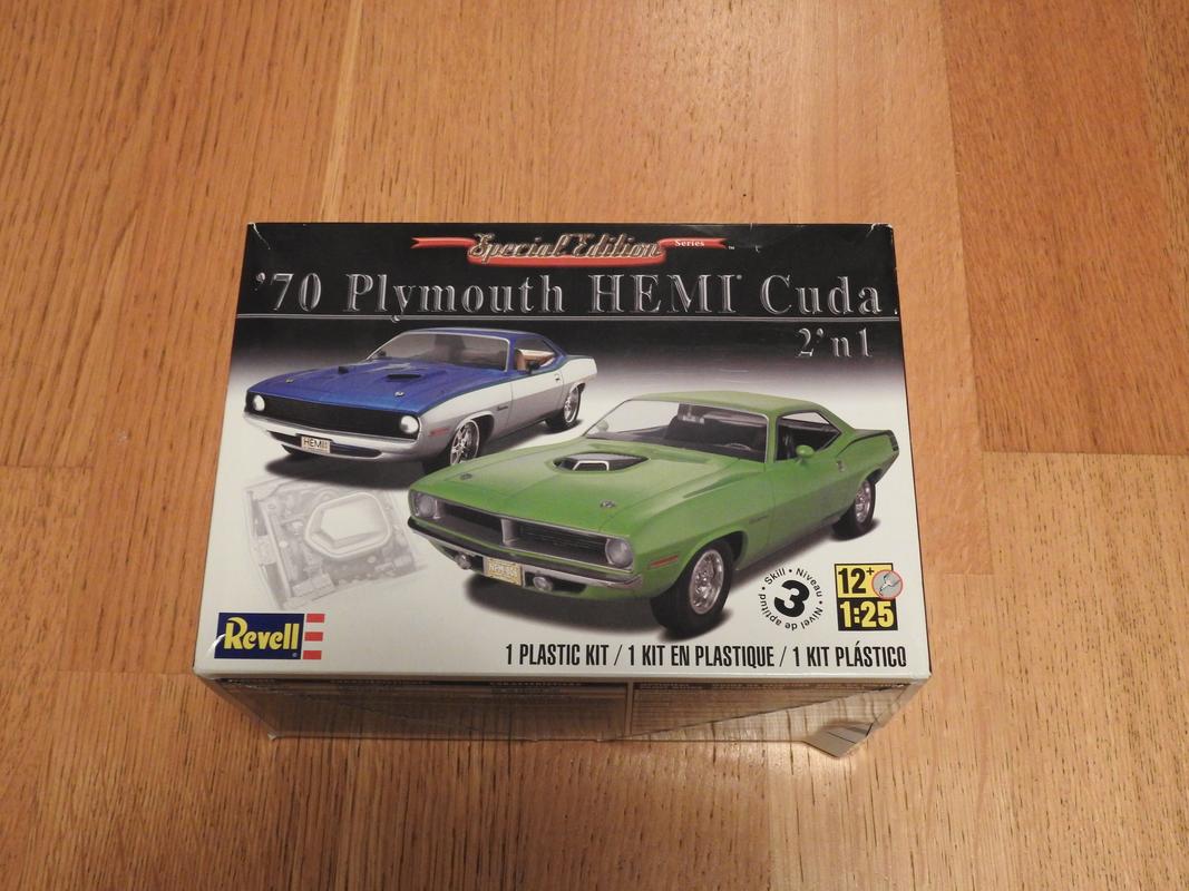 1970 Plymouth Cuda Hemi, 1/25, Revell DSCN9782