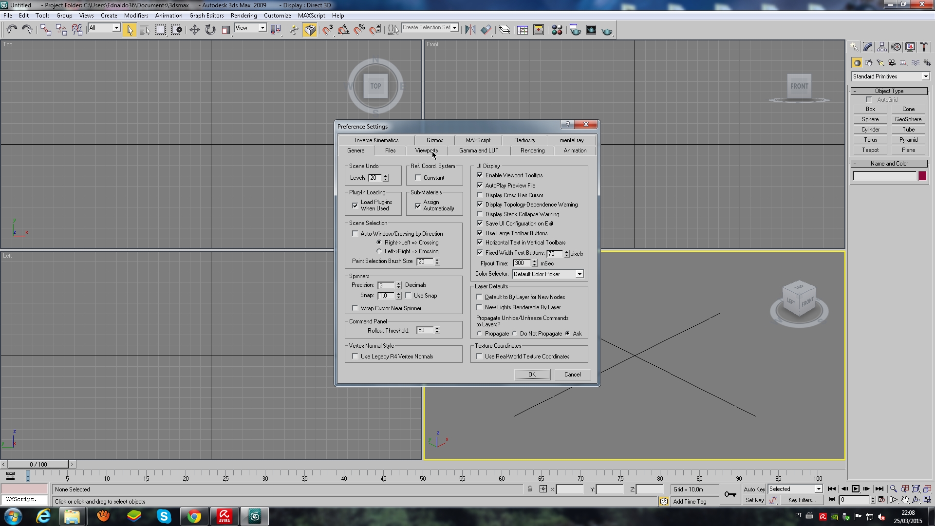 É possível, exportar do SketchUp, para o 3DSMax? Shot0004