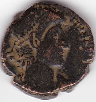 AE3 de Constancio II. FEL TEMP - REPARATIO. Soldado romano alanceando a jinete caído. IR94_A