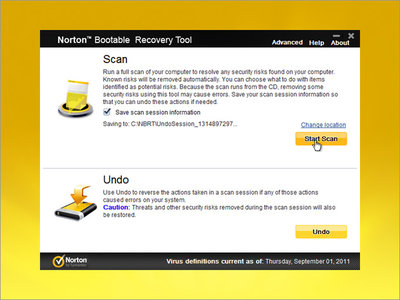 Norton Bootable Reco... Image