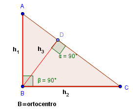 Altura triângulo retângulo 109