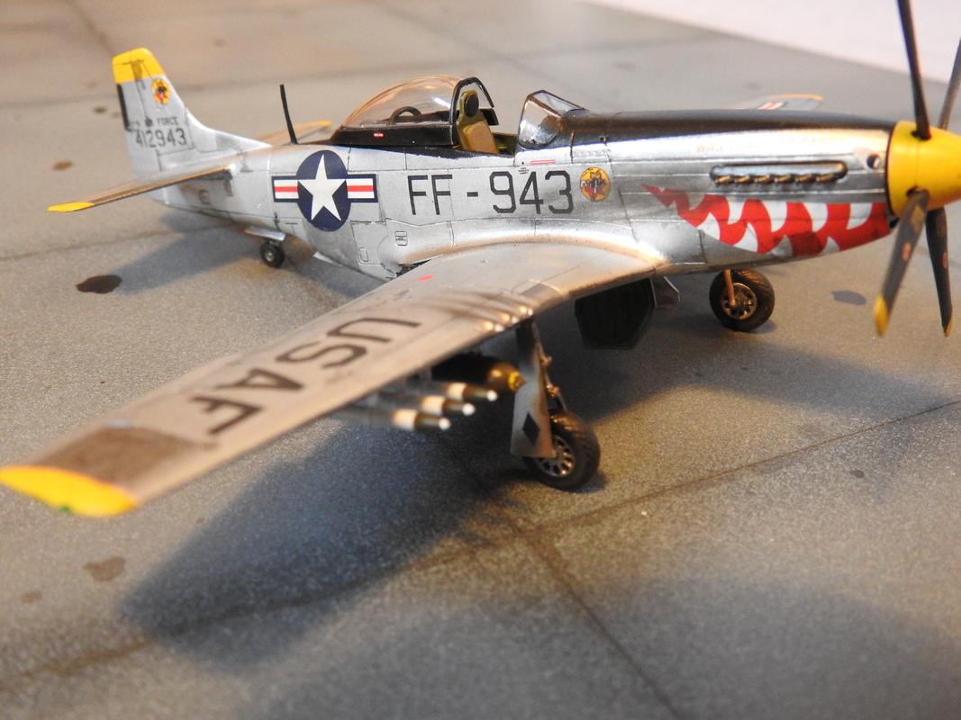 North American F-51D Mustang, Airfix, 1/72 -klar DSCN5949