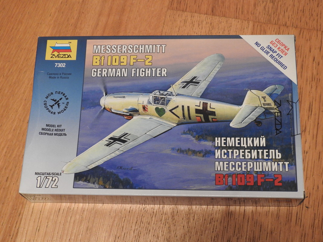 Messerschmitt Bf 109 F-2, Zvezda, 1/72 DSCN4883