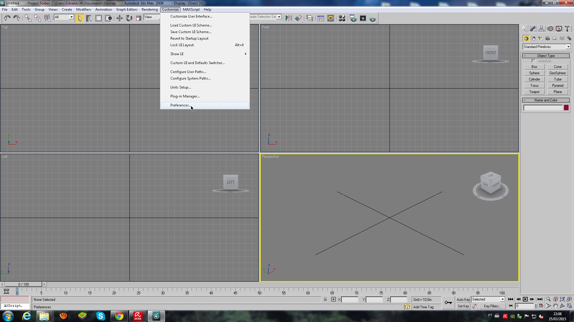 É possível, exportar do SketchUp, para o 3DSMax? Shot0003