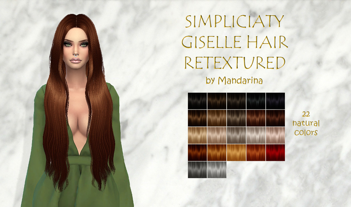 Simpliciaty Giselle Hair Retextured 123