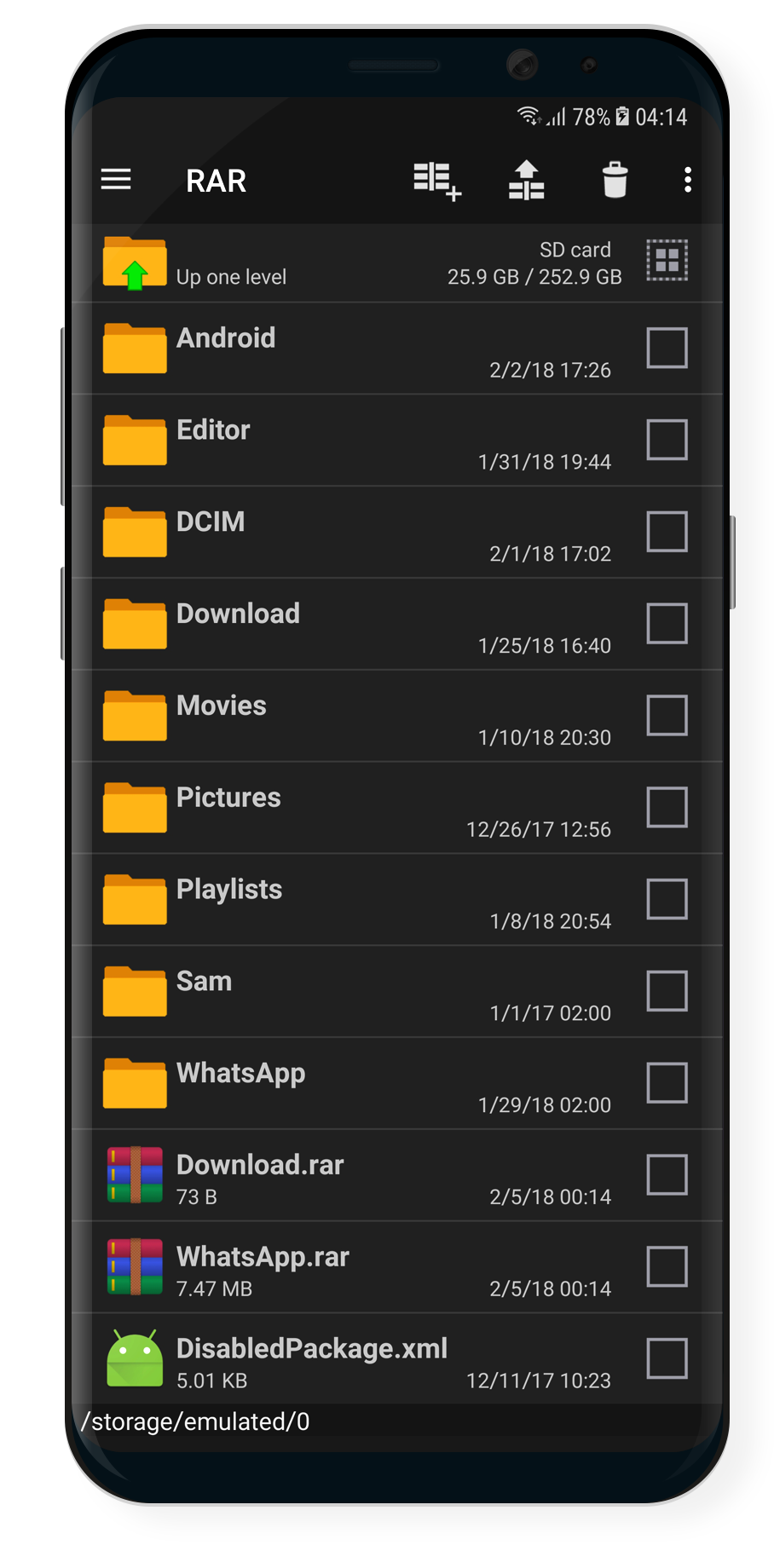 RAR for Android Premium v5.60 build 53 Final + [Dark Mod] Image