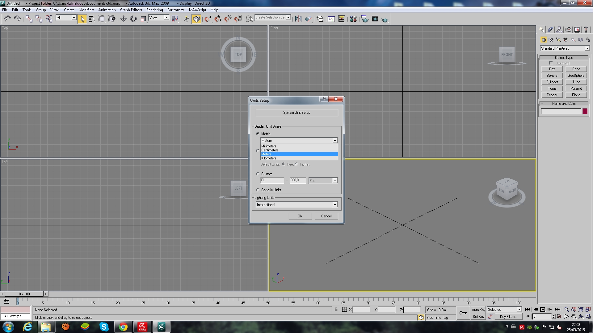 É possível, exportar do SketchUp, para o 3DSMax? Shot0001